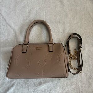 Guess Taupe Satchel Bag